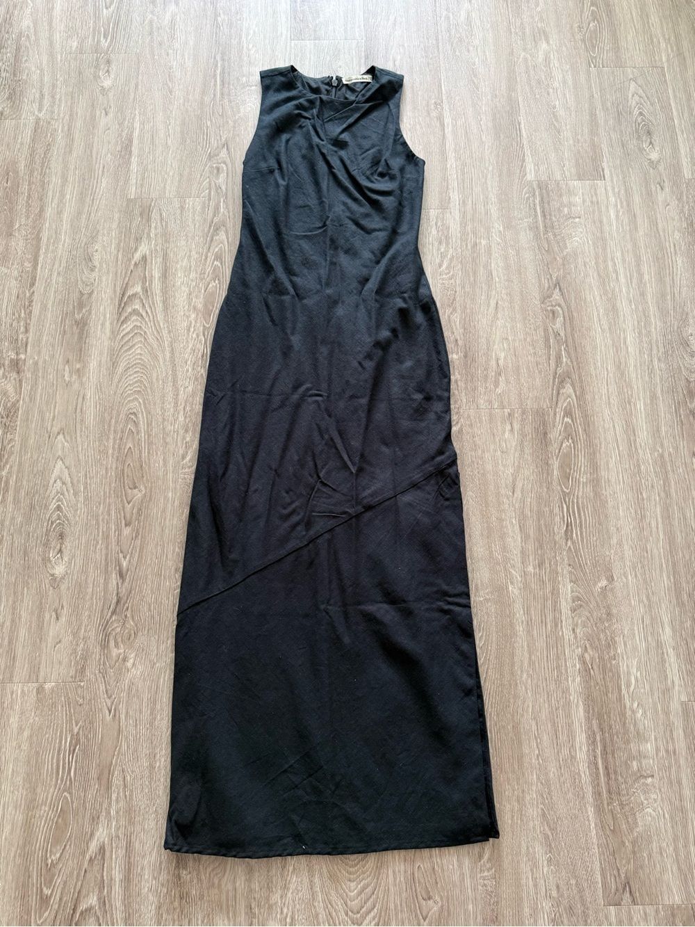 Abercrombie & Fitch Black Sleeveless Maxi Dress